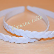 Обруч 1,3 см. Косичка. (пластик)